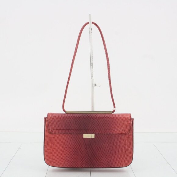 Gucci Handbags - Ｇｕｃｃｉ PYTHON SHOULDER BAGUETTE